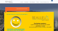 Desktop Screenshot of beaulieusurmer.fr